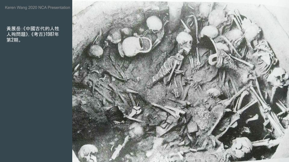Sacrificial mass grave at Anyang site (c. 1100 BC)
